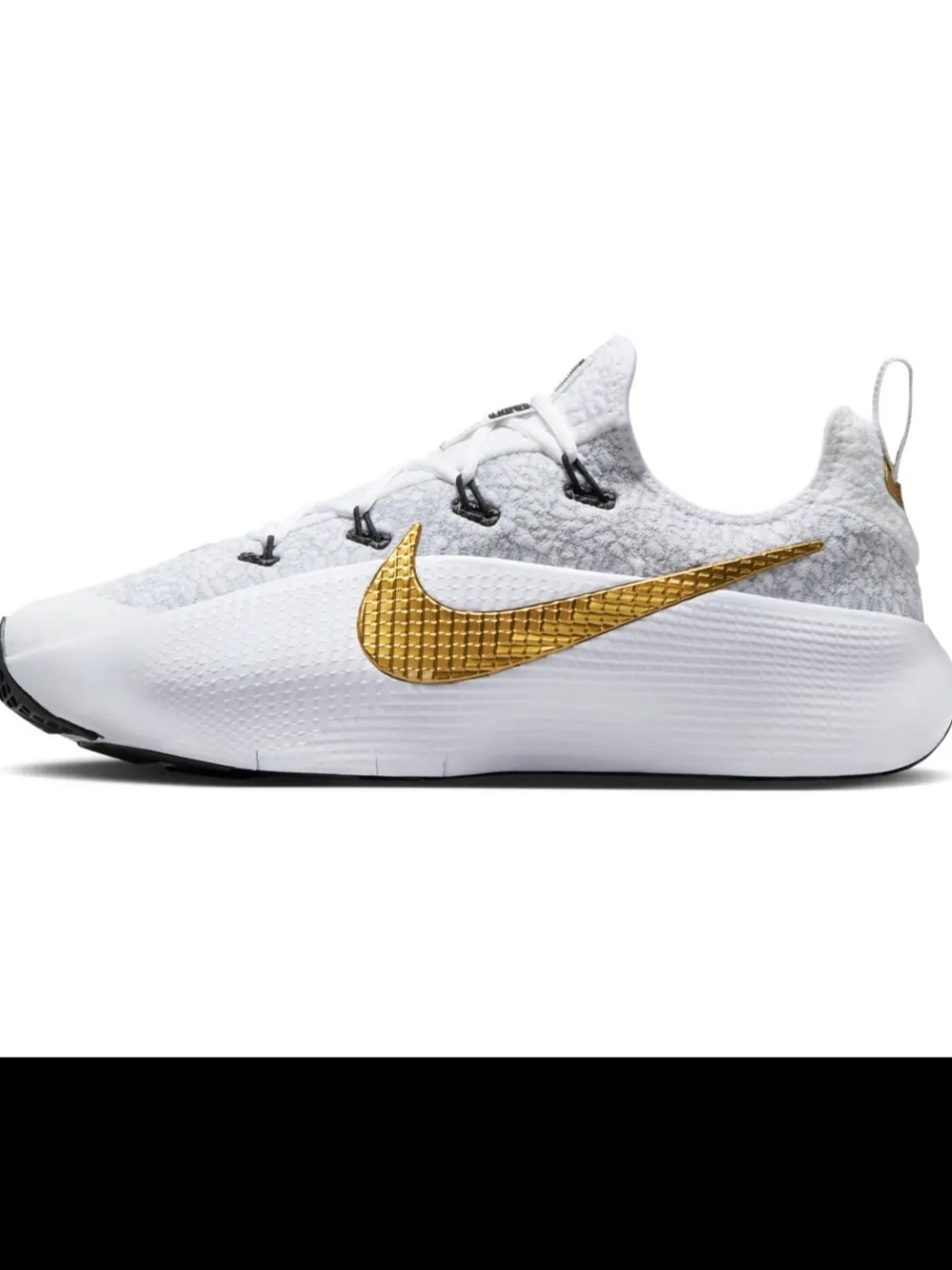 Nike LeBron TR 1 Wolf Grey/White/Metallic Gold Low Top Mesh Sneaker FJ6151-006